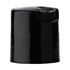 20-410 Black PP Smooth Wall Disc Top Cap