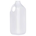 0.5 Gallon Natural HDPE Handleware Jug 38-400 Neck Finish-Front View