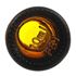 10 ml Amber Glass Dropper Bottle 18 mm Neck Finish-Bottom View
