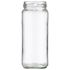 12 oz Clear Glass Jar 58-2020 Lug Neck Finish-Front View
