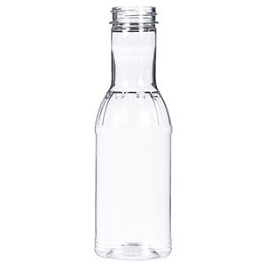 12 oz Clear PET Bottle 38-400 Neck Finish-Front View