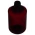 16 oz Amber PET Bottle 28-410 Neck Finish-Top View