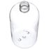 16 oz Clear PET Boston Round Bottle 24-410 Neck Finish-Top View