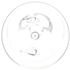 16 oz Clear PET Boston Round Bottle 24-410 Neck Finish-Bottom View