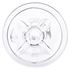 16 oz Clear PET Bottle 28-410 Neck Finish-Bottom View