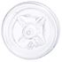 16 oz Clear PET Bullet Bottle 38 mm Neck Finish-Bottom View