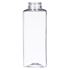 16 oz Clear PET Square Bottle 38 mm Neck Finish-Front View