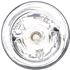 2 oz Clear PET Bullet Bottle 20-410 Neck Finish-Bottom View