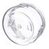 2 oz Clear PET Heavy Wall Jar 58-400 Neck Finish-Bottom View