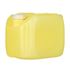 2.5 Gallon Translucent Yellow HDPE RT Series Jug 63 mm Neck Finish-Front View