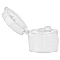 20-410 White PP Flip Top Cap, 0.125 Inch Orifice