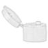 20-410 White PP Flip Top Cap, 0.125 Inch Orifice