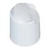 20-410 White PP Smooth Wall Disc Top Cap
