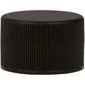 24-410 Black PP Continuous Thread Closure, Poly Vinyl Liner