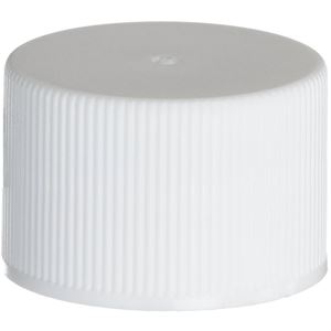 24-410 White PP Continuous Thread Closure, F217 Foam Liner