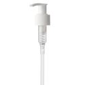 24-410 White PP Dispensing Pump, 8-3/4" Dip Tube