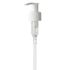 24-410 White PP Dispensing Pump, 8-3/4" Dip Tube
