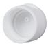 24-410 White PP Flip Top Cap, 0.125 Inch Orifice