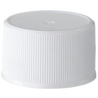 28-410 White PP Continuous Thread Closure, Poly Vinyl Liner