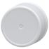 28-410 White PP Continuous Thread Closure, Poly Vinyl Liner