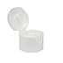 28-410 White PP Flip Top Cap, 0.250 Inch Orifice