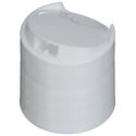 28-410 White PP Smooth Wall Disc Top Cap