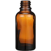 30 ml Amber Glass Dropper Bottle 18 mm Neck Finish-Front View