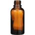 30 ml Amber Glass Dropper Bottle 18 mm Neck Finish-Front View