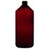 32 oz Amber PET Bottle 28-410 Neck Finish-Front View