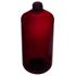 32 oz Amber PET Bottle 28-410 Neck Finish-Side View