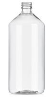 32 oz Clear PET Bottle 28-410 Neck Finish, Round Base