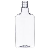 375 ml Clear PET Liquor Bottle 28 mm Kerr Neck Finish-Front View