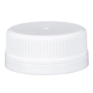 38 mm White PP Tamper Evident Closure - Linerless