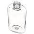 4 oz Clear PET Cosmo Oval Bottle 20-410 Neck Finish-Side View