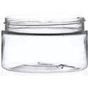 4 oz Clear PET Heavy Wall Jar 70-400 Neck Finish-Front View