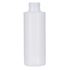 4 oz Natural HDPE Cylinder Round Bottle 24-410 Neck Finish-Front View