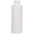 4 oz White HDPE Cylinder Round Bottle 24-410 Neck Finish-Front View