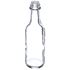 5 oz Clear Glass Woozy Bottle 24-405 Neck Finish, 490 GPI-Front View
