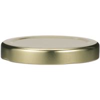 53 mm Gold Metal Lug Closure, Plastisol Liner