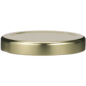 53 mm Gold Metal Lug Closure, Plastisol Liner