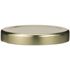 53 mm Gold Metal Lug Closure, Plastisol Liner