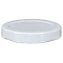 53 mm White Metal Lug Closure, Plastisol Liner