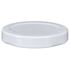 53 mm White Metal Lug Closure, Plastisol Liner