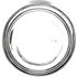 8 oz Clear Glass Straight Sided Jar 70 mm Lug Neck Finish-Top View