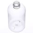 8 oz Clear PET Boston Round Bottle 24-410 Neck Finish-Side View