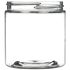 8 oz Clear PET Straight Sided Jar 70-400 Neck Finish-Front View