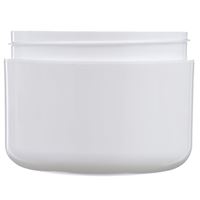 8 oz White PP Outer PP Inner Double Wall Jar 89-400 Neck Finish