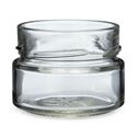 5 oz Clear Glass Straight Sided Jar 70 mm Lug Neck Finish-Front View
