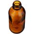 Picture of 2 oz Amber Glass Boston Round Bottle 20-400 Neck Finish, Round Base