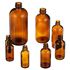 Picture of 2 oz Amber Glass Boston Round Bottle 20-400 Neck Finish, Round Base